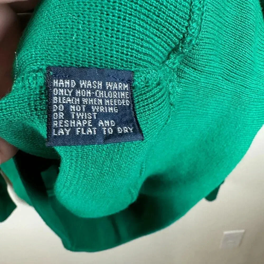 Polo Ralph Lauren Golf Green Crewneck Pullover Sweater Embroidered Size M